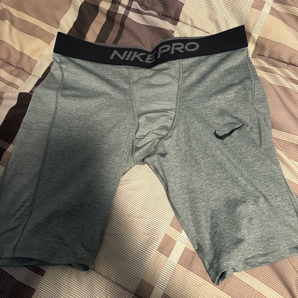 Nike Pro Gray Compression Shorts